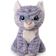 Mirada Glitter Eye Cat Soft Toy- 25 cm