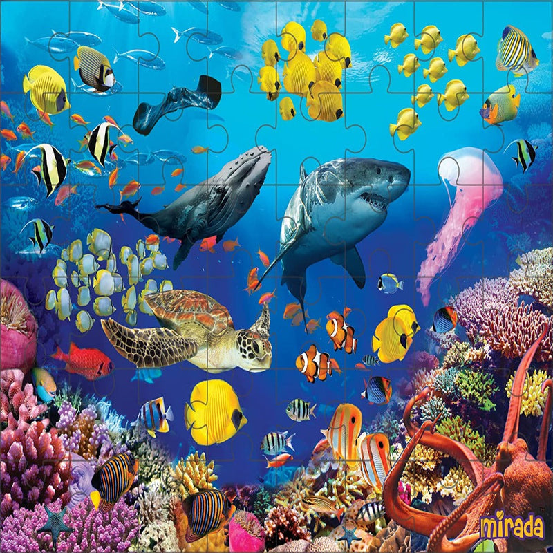 Mirada Glow In The Dark Giant Floor Puzzle - 48 Pieces