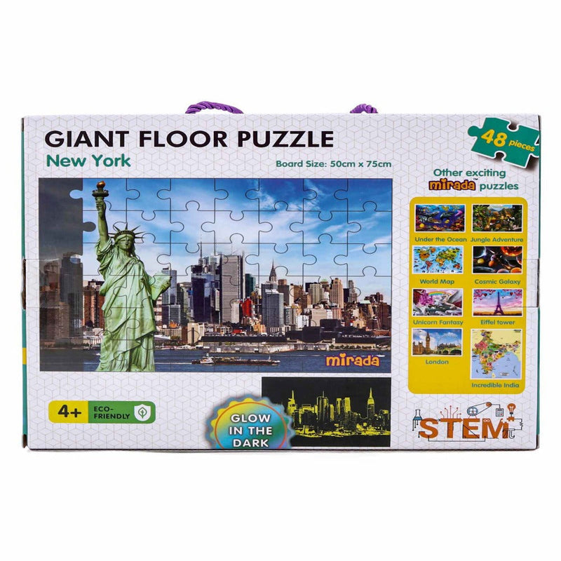 Mirada Glow In The Dark Giant Floor Puzzle - 48 Pieces
