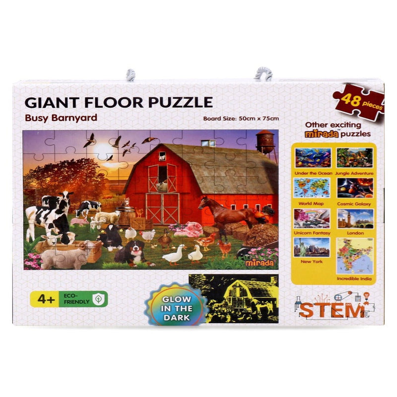 Mirada Glow In The Dark Giant Floor Puzzle - 48 Pieces