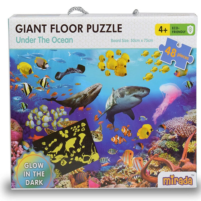 Mirada Glow In The Dark Giant Floor Puzzle - 48 Pieces