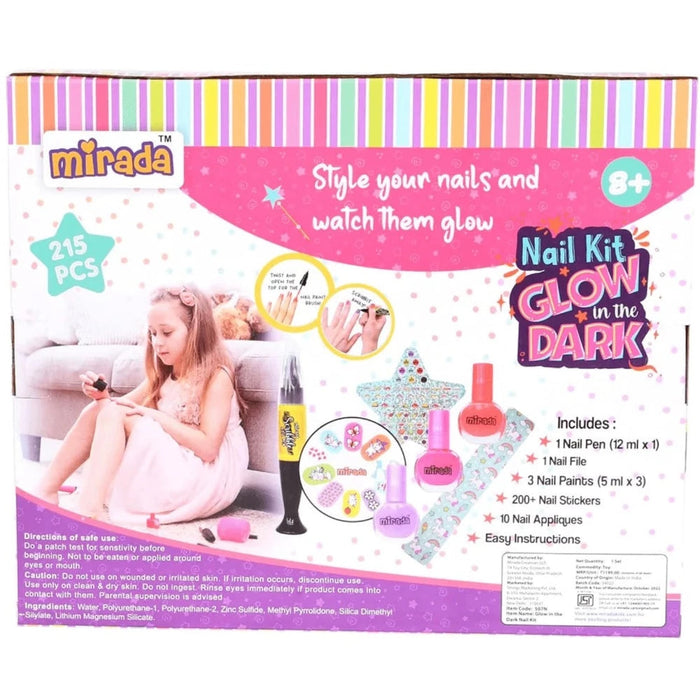Amazon.com: Golray Kids Nail Polish Set for Girls, All-in-One Nail Art Kit  - Nail Dryer/ Nail Polish/ Glitter Powder/ False Nails/ Nail Decals/ Toe  Separator/File, Age 3-12 Little Girl Gift : Toys