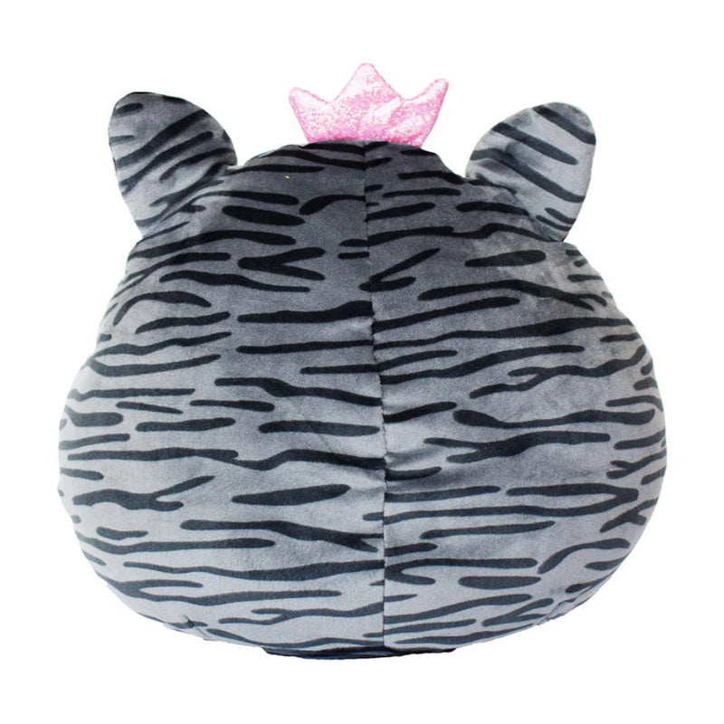 Mirada Grey Cat Cushion Stuffed Soft Toy