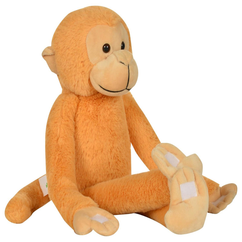 Mirada Hanging Monkey Soft Toy 52cm-Brown
