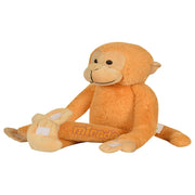 Mirada Hanging Monkey Soft Toy 52cm-Brown