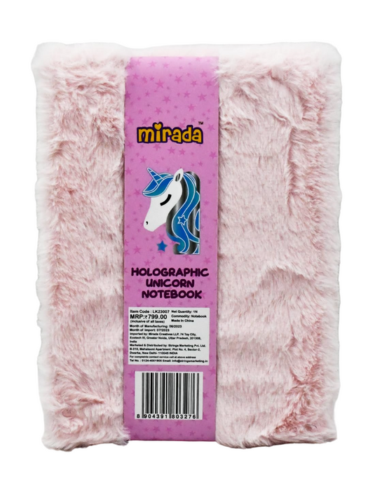 Mirada Holographic Unicorn Notebook-Books-Mirada-Toycra