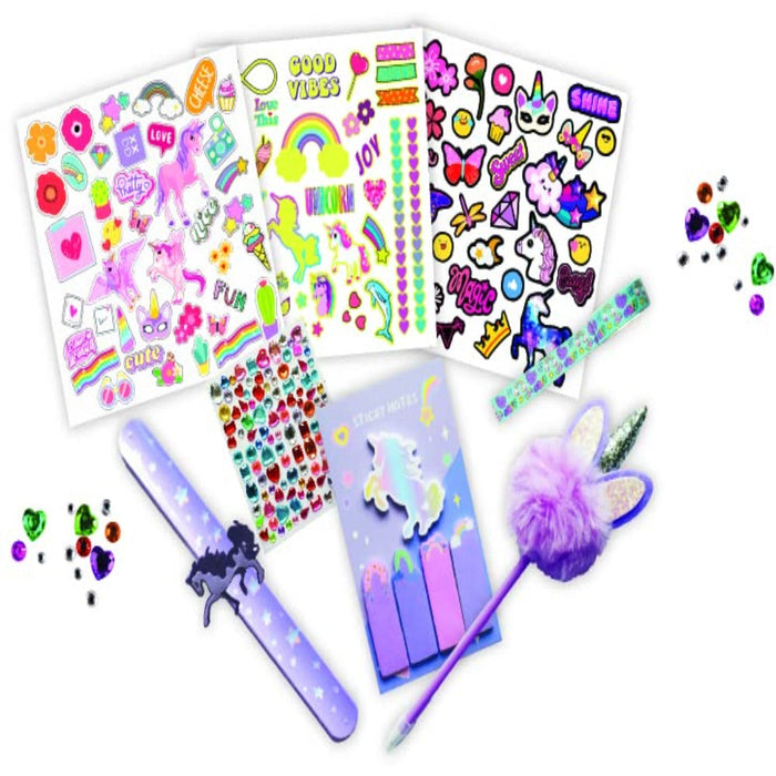 Mirada I Love Unicorn includes Glow in the Dark Stickers-Arts & Crafts-Mirada-Toycra