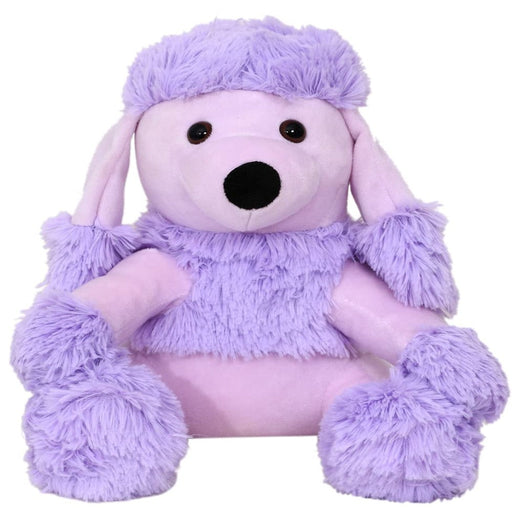 Mirada Lavender Cute Plush Poodle Coin Bank Stuffed Soft Toy - 25 Cm-Soft Toy-Mirada-Toycra