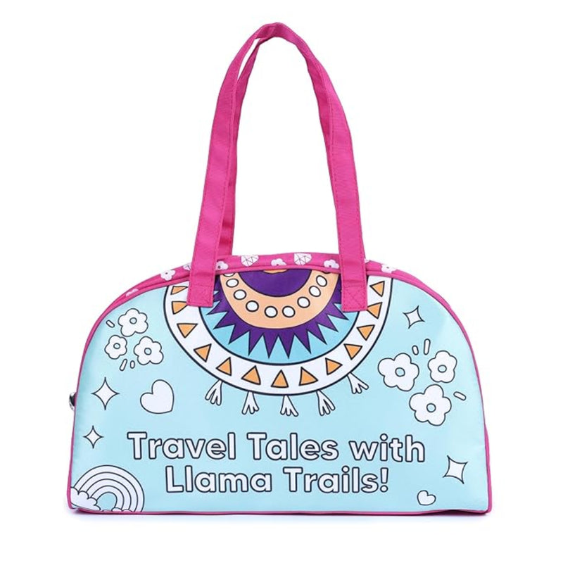 Mirada Llama Fun Duffle Soft Plush Bag