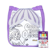 Mirada Mermaid Drawstring Sack Soft Plush Bag