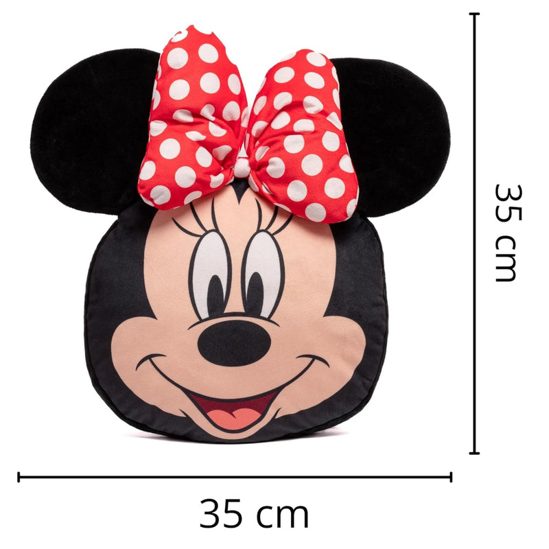 Mirada Minnie Bow Cushion – Soft Toy Stuffed Plush Pillow -35cm