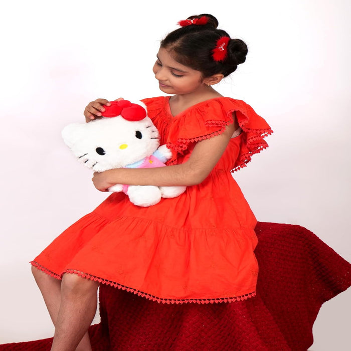 Mirada Official Licensed Sanrio Hello Kitty Soft Toy 25cm - White-Soft Toy-Mirada-Toycra