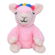 Mirada Pink Cute Plush Llama Coin Bank Stuffed Soft Toy - 25 Cm