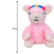 Mirada Pink Cute Plush Llama Coin Bank Stuffed Soft Toy - 25 Cm