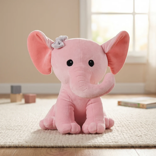 Mirada Pink Elephant Soft Toy - 26cm