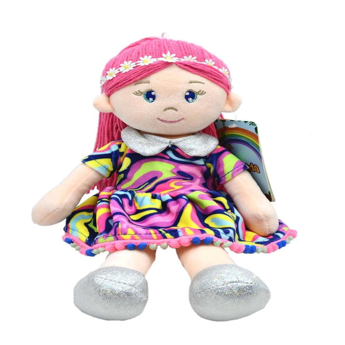 Mirada Rosa Doll 38cm -Purple Dress-Soft Toy-Mirada-Toycra