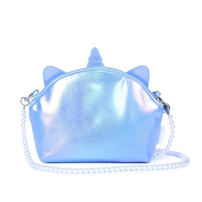 Mirada Unicorn Pearl Slinger Soft Plush Bag