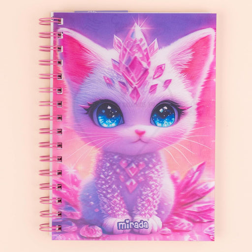 Mirada Whimsical Kitty Plush Notebook-Back to School-Mirada-Toycra