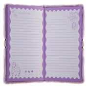 Mirada Whimsical Unicorn Plush Notebook with Lock - Purple