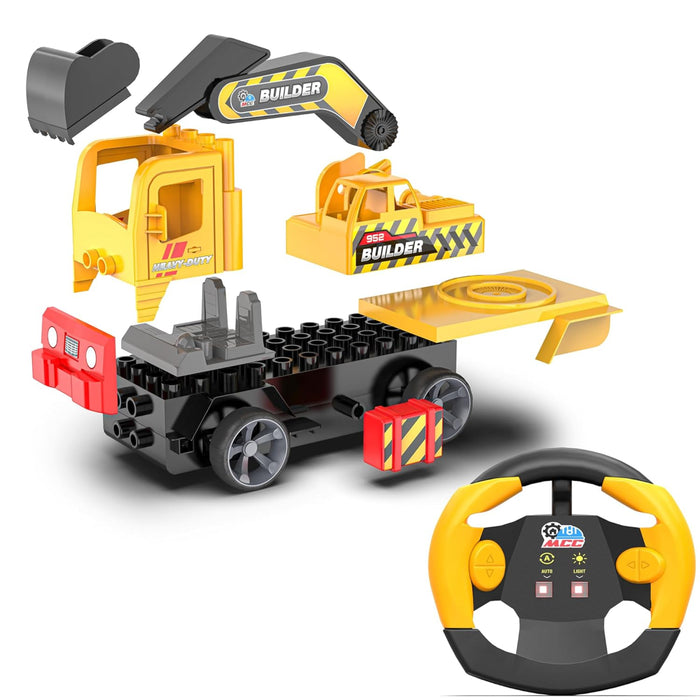 Mirana Blocks Rc Excavator Truck-RC Toys-Mirana-Toycra