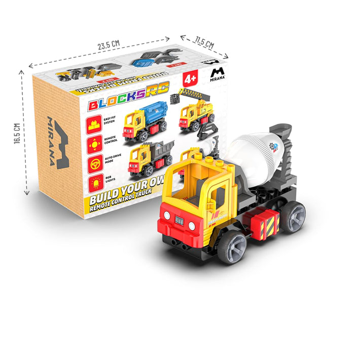 Mirana Blocks Rc Mega Cons Mixture Truck-RC Toys-Mirada-Toycra