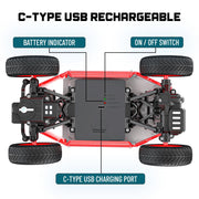 Mirana Duster 2WD RC Car Toy for Kids