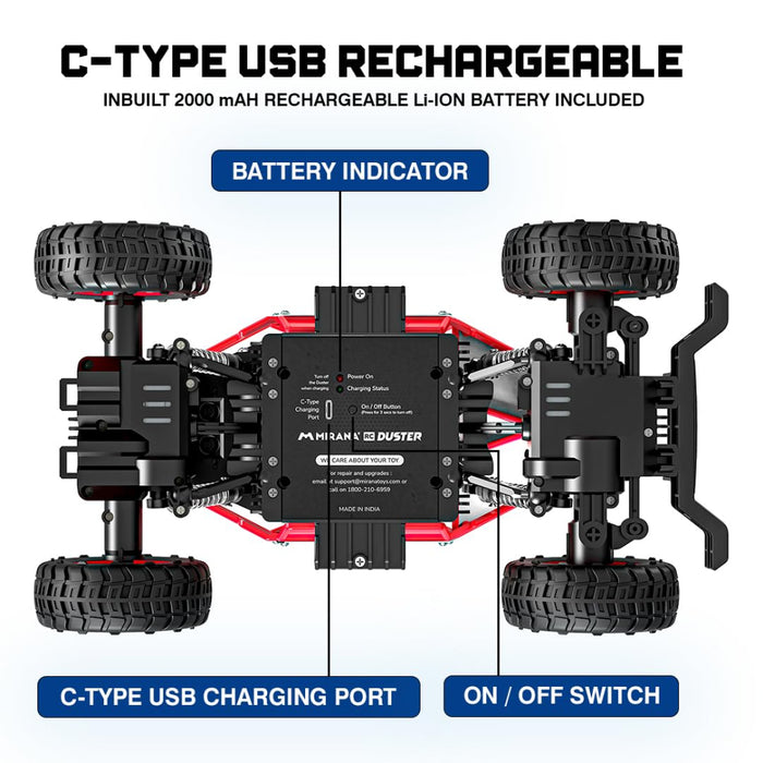 Mirana Duster 4WD RC Car Toy for Kids-RC Toys-Mirana-Toycra