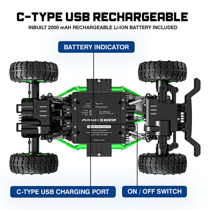 Mirana Duster 4WD RC Car Toy for Kids-RC Toys-Mirana-Toycra