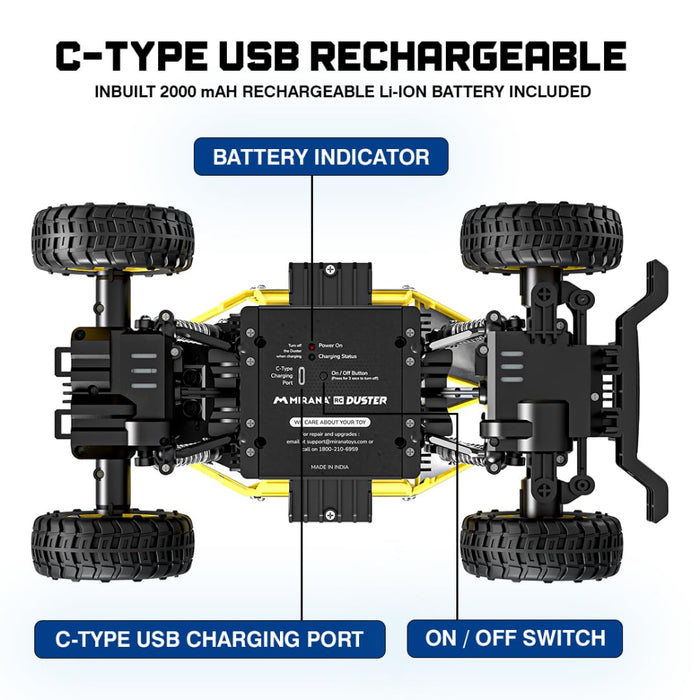 Mirana Duster 4WD RC Car Toy for Kids-RC Toys-Mirana-Toycra