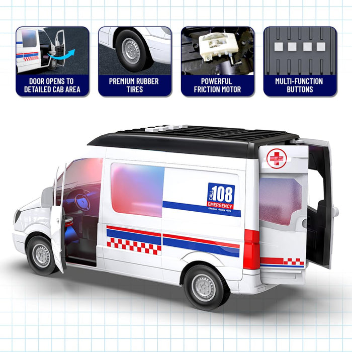 Mirana India Ambulance-RC Toys-Mirana-Toycra