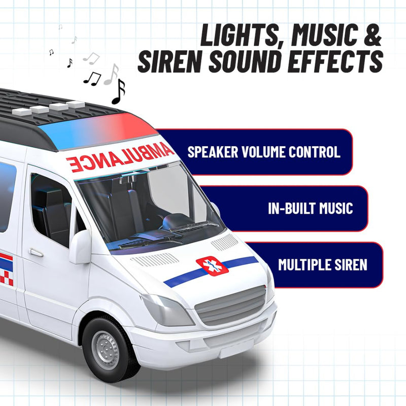 Mirana India Ambulance Toy Van for Kids