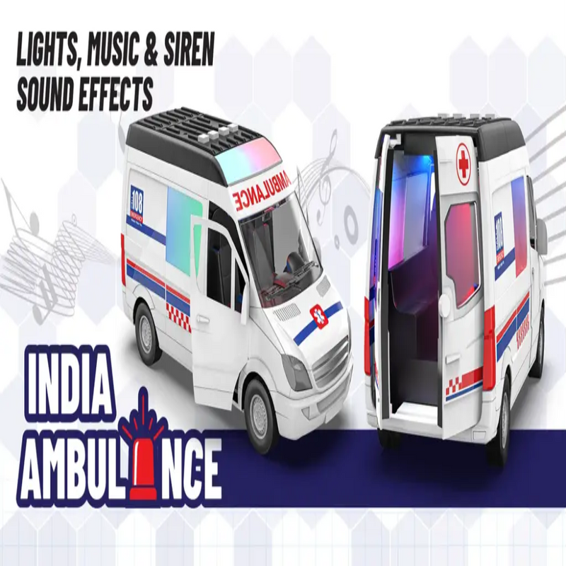 Mirana India Ambulance Toy Van for Kids
