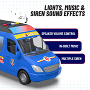 Mirana India Police Toy Van for Kids