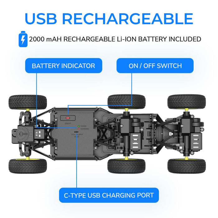 Mirana Mega Ranger All Terrain 4wd -Turbo Boost Speed-RC Toys-Mirana-Toycra