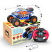 Mirana Smoke Duster 2WD Round Remote Orange Blue-RC Toys-Mirana-Toycra