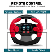 Mirana Smoke Duster 2WD Round Remote Orange Blue