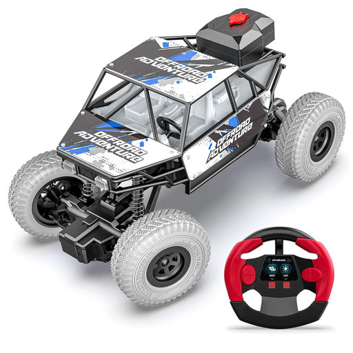 Mirana Smoke Duster 2WD Round Remote Silver-RC Toys-Mirana-Toycra