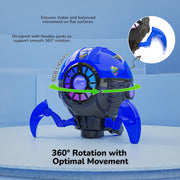 Mirana Space Octopus Bump & Go Musical Toy for Kids