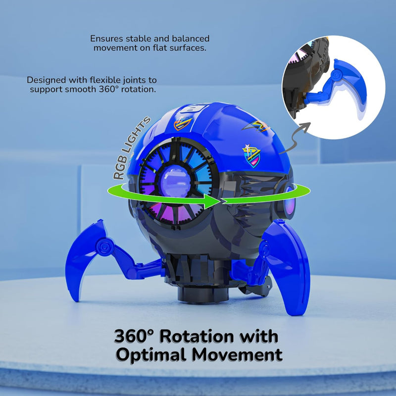Mirana Space Octopus Bump & Go Musical Toy for Kids
