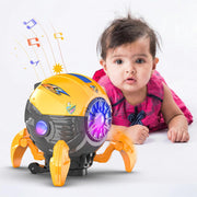 Mirana Space Octopus Bump & Go Musical Toy for Kids