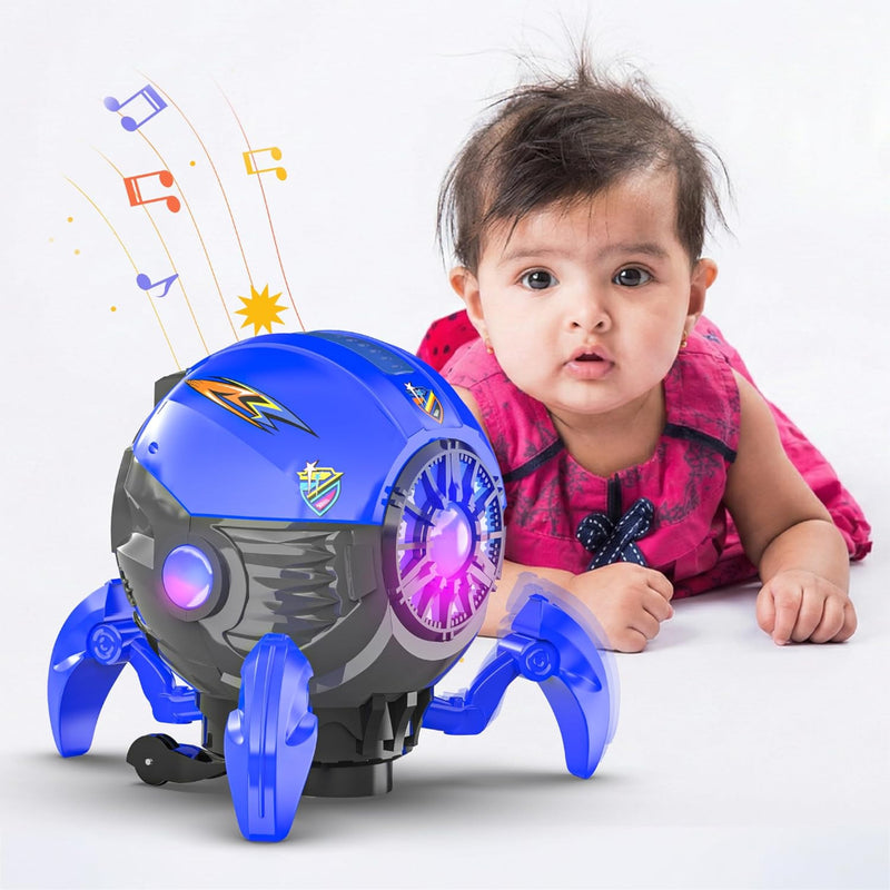 Mirana Space Octopus Bump & Go Musical Toy for Kids