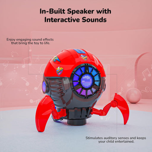 Mirana Space Octopus Bump & Go Musical Toy for Kids-RC Toys-Mirana-Toycra