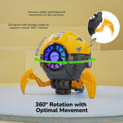 Mirana Space Octopus Bump & Go Musical Toy for Kids