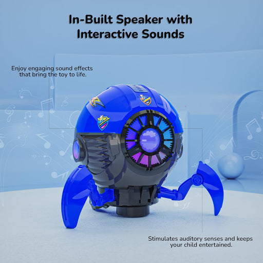 Mirana Space Octopus Bump & Go Musical Toy for Kids-RC Toys-Mirana-Toycra