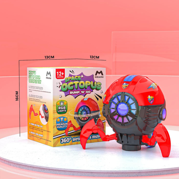 Mirana Space Octopus Red-RC Toys-Mirana-Toycra