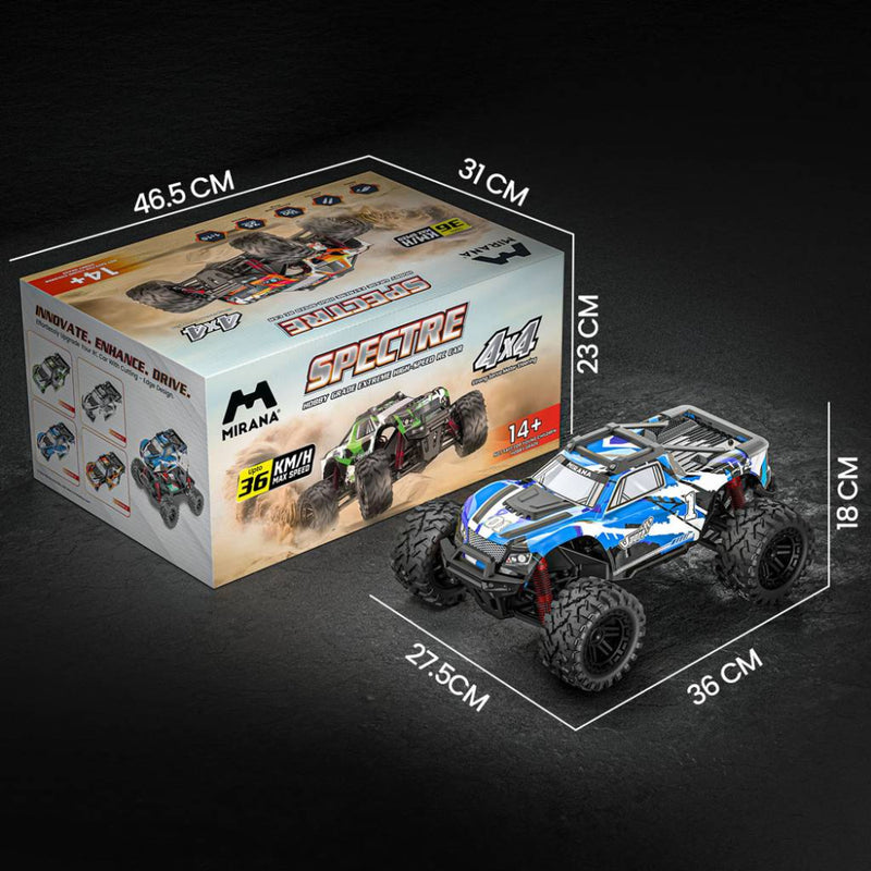 Mirana Spectre 4x4 Differential Drive Hobby Grade High Speed Adventure Truck-RC Toys-Mirana-Toycra