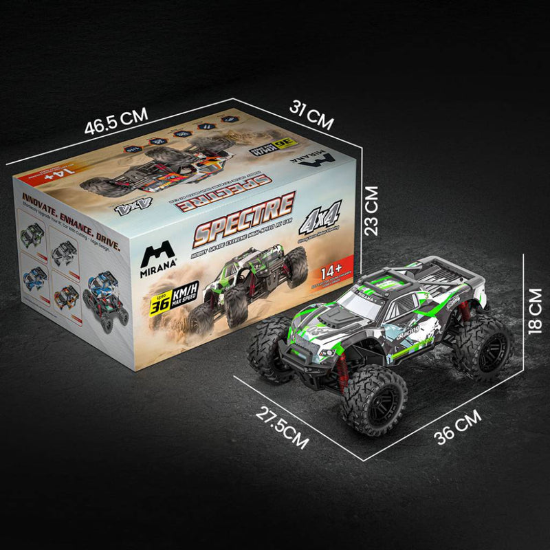 Mirana Spectre 4x4 Differential Drive Hobby Grade High Speed Adventure Truck-RC Toys-Mirana-Toycra
