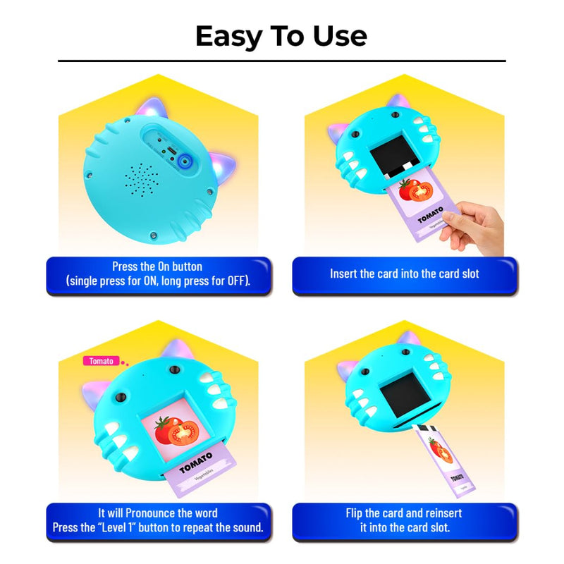 Mirana Talking Kitty Flash Card Reader