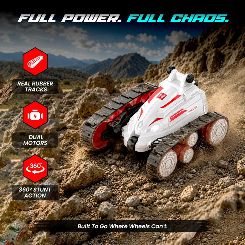 Mirana Tankster 360° Rotating Remote Control Stunt RC Car