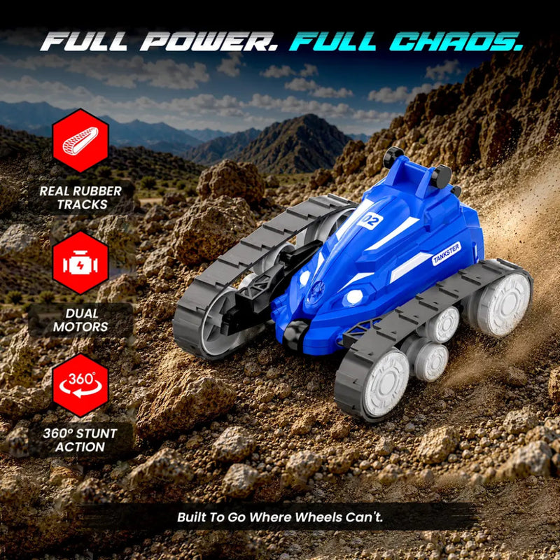 Mirana Tankster 360° Rotating Remote Control Stunt RC Car